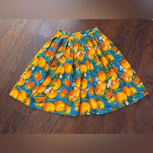 Colorful Floral A-Line Skirt, Dancing Days by Banned